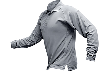 Image of Vertx Coldblack Long Sleeve Polo - Men's, 2XL, Regular, Light Grey, F1 VTX4020P LTG 2XL