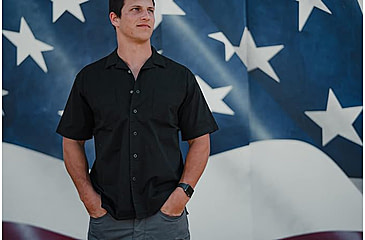 Image of Vertx Dadeland CCW Short Sleeve Shirt - Mens, Guillotine Black, Small, VTX1510GUBKSMALL