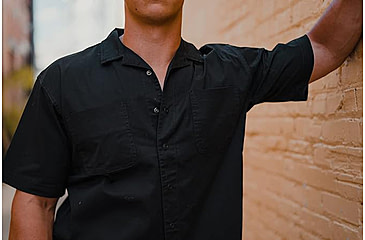 Image of Vertx Dadeland CCW Short Sleeve Shirt - Mens, Guillotine Black, Small, VTX1510GUBKSMALL