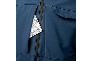 Image of Vertx Downrange Softshell Jacket - Men's, Bering Blue, 2XL F1 VTX8830 BB 2XL