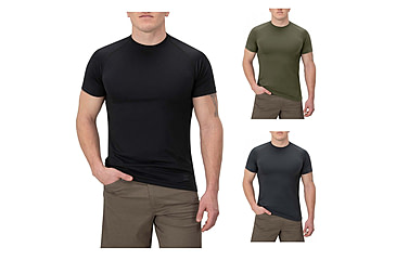 Image of Vertx Full Guard Performance Short Sleeve Shirt - Men's, It'S Black, Ranger Green, Smoke Grey