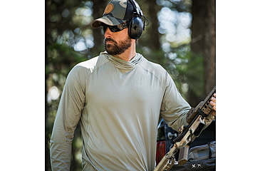 Image of Vertx Full Sun Hoody - Mens, Batthle Ship Grey, Large, F1 VTX1530 BSG LARGE N/A