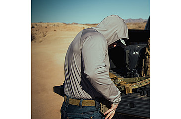 Image of Vertx Full Sun Hoody - Mens, Batthle Ship Grey, Large, F1 VTX1530 BSG LARGE N/A