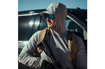 Image of Vertx Full Sun Hoody - Mens, Batthle Ship Grey, Large, F1 VTX1530 BSG LARGE N/A