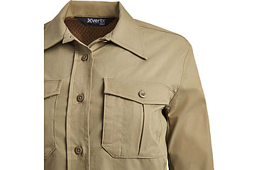 Image of Vertx Fusion Flex Long Sleeve Shirt, Desert Tan - VTX8240WDTXSMREG