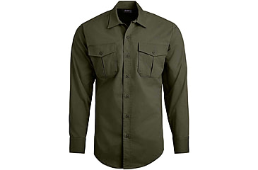Image of Vertx Fusion Flex Long Sleeve Shirt, Od Green - VTX8240OD2XLLONG