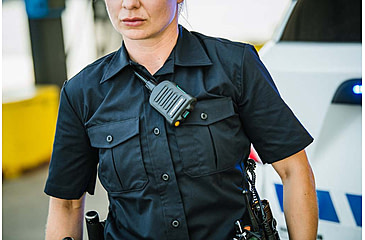 Image of Vertx Fusion Flex Short Sleeve Shirt, Black - VTX8230WBK2XLNA