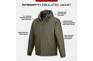 Image of Vertx Integrity+ Insulated Jacket 2.0 - Mens, Ranger Green, 6XL, Regular, VTX-VTX8881RGN6XLREG