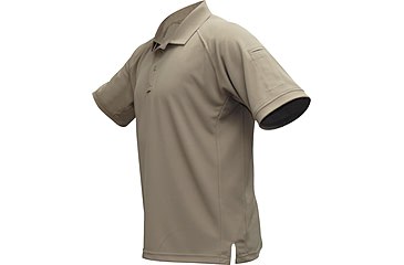 Image of Vertx Men's Coldblack Short Sleeve Polo Shirt, Tan, Size Small VTX4000TNP-SMALL