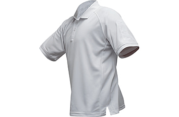 Image of Vertx Coldblack Short Sleeve Polo - Men's, Medium, Long, White, F1 VTX4000PT WH MEDIUM