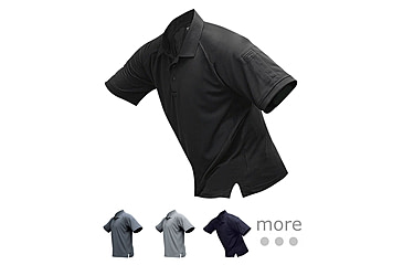 Image of Vertx Mens Coldblack Short Sleeve Polo, Black, Grey, Light Grey, Navy, Red, Spruce Green