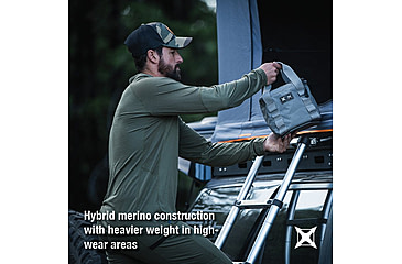 Image of Vertx Merino Base Layer Hoody - Mens, Ranger Green, 2XL, VTX1529RGN2XLNA