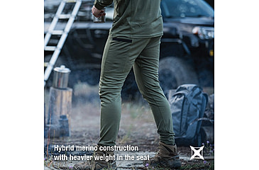 Image of Vertx Merino Base Layer Pant - Mens, 2XL, VTX1705RGN2XLNA