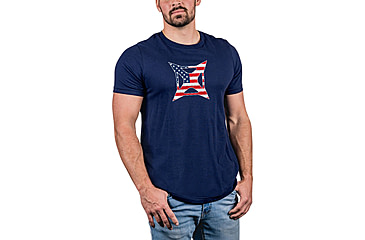 Image of Vertx Patriot Logo Tee T-Shirt - Mens, Blue, Small, F1 VTX9040 NA SMALL