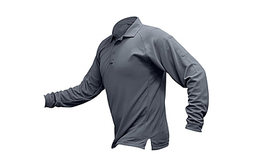 Image of Vertx Womens Coldback Long Sleeve Polo, Grey, SMALL F1 VTX4030P GY SMALL