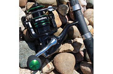 Image of Vexan StrikeBack Rod &amp; Reel Combos, 10 in, 7 ft, Medium Action, 3000 Spinning, Black/Green, 42-41JG-5MCO
