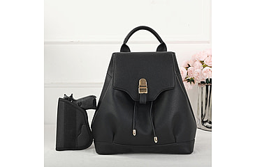 Image of VISM BW2338 PU Daypack, Black, BW2338B