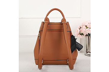 Image of VISM BW2338 PU Daypack, Brown, BW2338BR