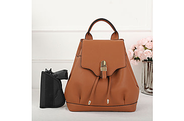 Image of VISM BW2338 PU Daypack, Brown, BW2338BR