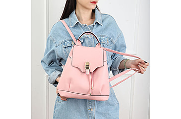 Image of VISM BW2338 PU Daypack, Pink, BW2338PK