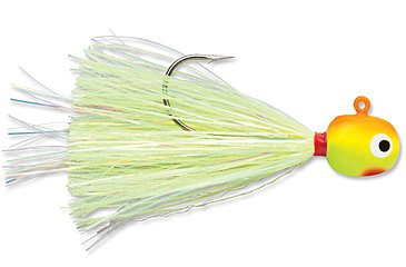 Image of VMC Hot Skirt Glow Jig, Chartreuse Orange, 1/32oz, HSG132-CO