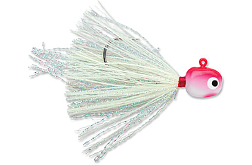Image of VMC Hot Skirt Glow Jig, Red White, 1/16oz, HSG116-RDWHT