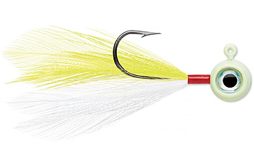 Image of VMC Moon Fly Jig, 1/32 oz, Glow Chartreuse, MFJ132-GLCH