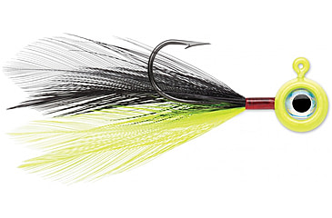 Image of VMC Moon Fly Jig, 1/32 oz, Orange Fire UV, MFJ132-OFU