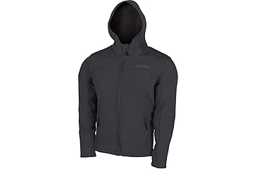 Image of Voodoo Tactical Hooded Soft Shell Full-Zip Jacket w/Logo - Men's, Black, Extra Large, 01-3360001096