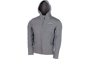 Image of Voodoo Tactical Hooded Soft Shell Full-Zip Jacket w/Logo - Men's, Gray, 2XL, 01-3360014097