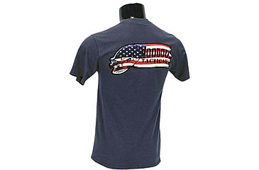 Image of Voodoo Tactical Patriot Banner Ribbon Logo T-Shirt - Mens, Navy, Small, 20-9991002092