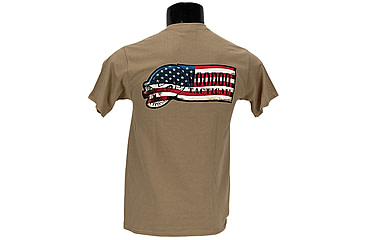Image of Voodoo Tactical Patriot Banner Ribbon Logo T-Shirt - Mens, Sand, Extra Large, 20-9991025096