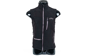 thumbnail image 2 of Faux Leather Zip Front Vest W/ Faux Fur Collar & Concealed Carry Pocket Cw8039 F23 2 of 13