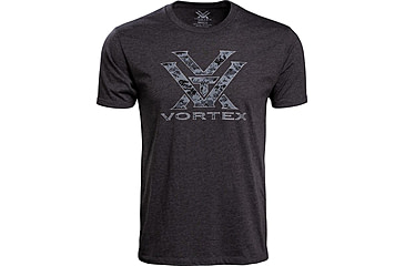Image of Vortex Camo Logo Short Sleeve T-Shirt - Mens, Charcoal Heather, Large, 120-15-CHHL