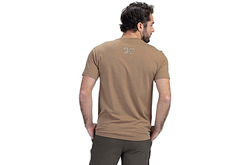 Image of Vortex Camo Logo Short Sleeve T-Shirts - Mens, Coyote Heather, M, 120-15-CHEM