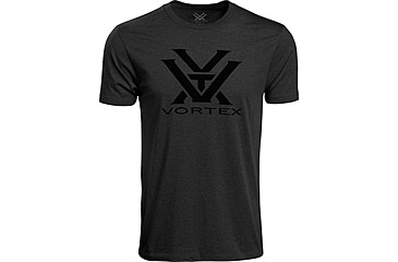 Image of Vortex Core Logo Short Sleeve T-Shirts - Men's, Charcoal Heather, 4X, 120-16-CHH4X