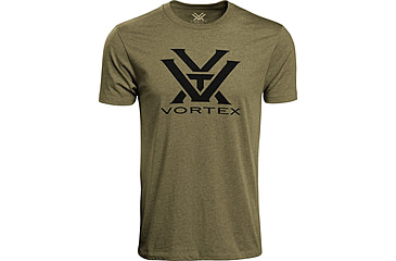 Image of Vortex Core Logo Short Sleeve T-Shirt - Mens, Military Heather, Large, 120-16-MIHL