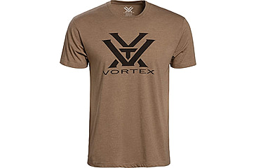 Image of Vortex Core Logo Short Sleeve T-Shirts - Mens, Coyote Heather, 4X, 120-16-CHE4X