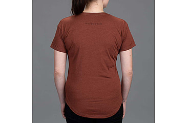 Image of Vortex Core Logo SS T-Shirt - Womens, Rust Heather, L, 221-23-RUHL
