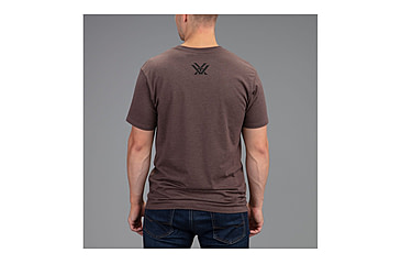 Image of Vortex Core Logo T-Shirt - Mens, Brown Heather, Large, 120-16-BRHL