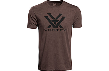 Image of Vortex Core Logo T-Shirt - Mens, Brown Heather, Large, 120-16-BRHL