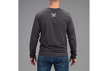 Image of Vortex Digi Cam Core Logo LS T-Shirt - Mens, Charcoal Heather, S, 221-04-CHHS