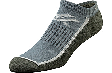 Image of Vortex Everyday Trekker No Show Sock, Kalamata, Large, 120-51-KALL