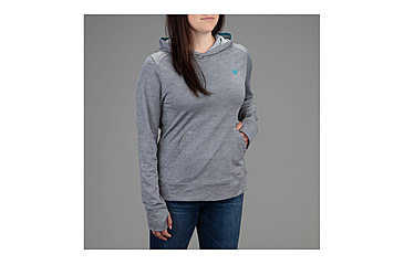 Image of Vortex Fall Hooded Pullover - Womens, Monument, Small, 220-28-MONS