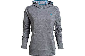 Image of Vortex Fall Hooded Pullover - Womens, Monument, Small, 220-28-MONS