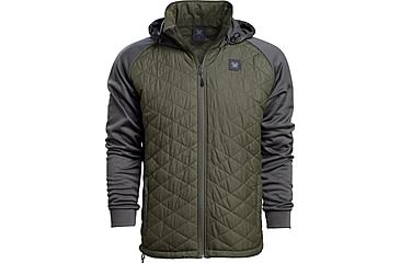 Image of Vortex Fusion Pursuit Hooded Jacket - Mens, Forest, Large, 220-53-FORL