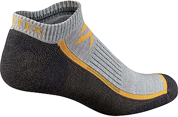 Image of Vortex Main Trail Everyday No Show Sock - Mens, Charcoal, L, 120-51-CHRL
