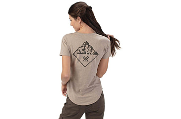 Image of Vortex MTN Diamond SS Tee - Womens, Extra Large, Oatmeal, 123-01-OATXL