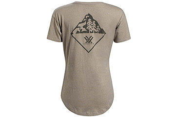 Image of Vortex MTN Diamond SS Tee - Womens, Extra Large, Oatmeal, 123-01-OATXL