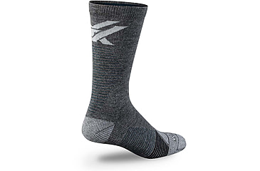 Image of Vortex Pursuit Trail Crew Active Sock - Mens, Charcoal/Dark Teal, L, 122-46-CDTL